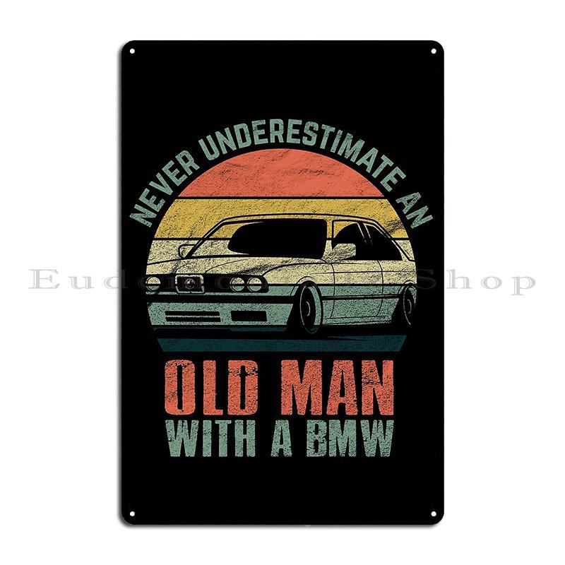 

3series E36 Sedan 1994 E38 simple design gold Metal Signs Printing Rusty Club Cinema Funny Tin Sign Poster 20x30cm（7.8x11.8inch）