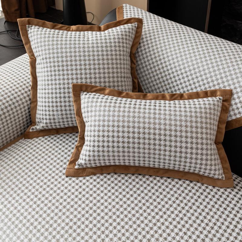 Sofa Cushion Universal Non-Slip In All Seasons, Advanced High-End Full-Cover One-Piece Chenille Light Luxury Sofa Cushion, Sofa Cover Cushion