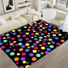 Full of Vitality Mat The New Flannel Carpet with Multi-color Polka Dot Design Is Suitable for Home Living Room Decoration Rug