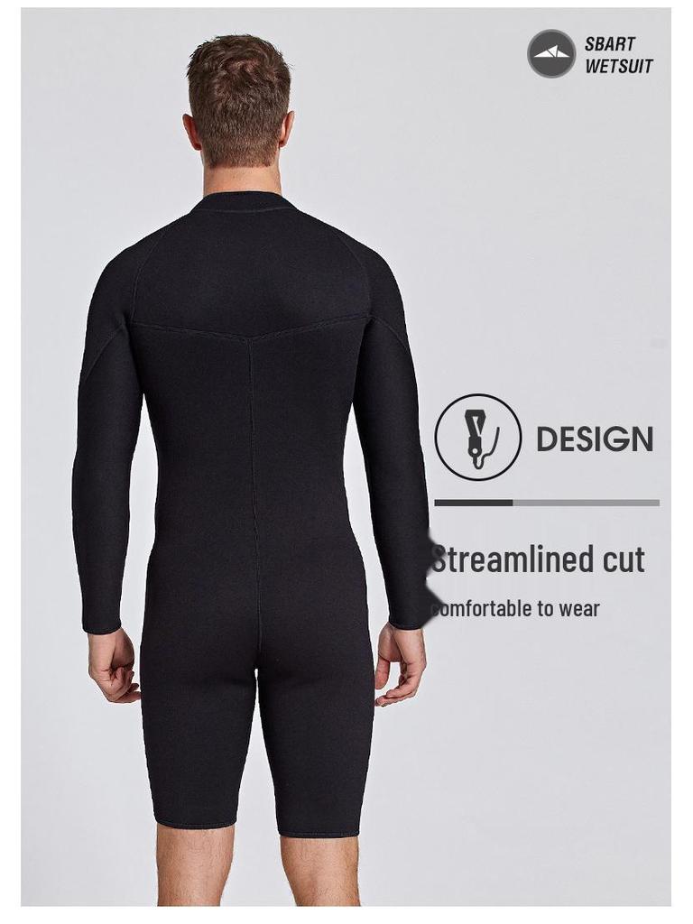 Sharkbat Men's 3mm Long Sleeve Wetsuit with Jellyfish Protection & Sun Guard