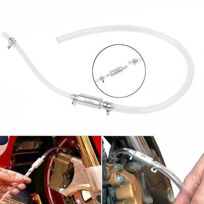 Motorcycle Brake Bleeder Kit, Manual Fluid Extractor Pump, One-Way Check Valve Hydraulic Brake Clutch Bleeding Tool, With Alumin