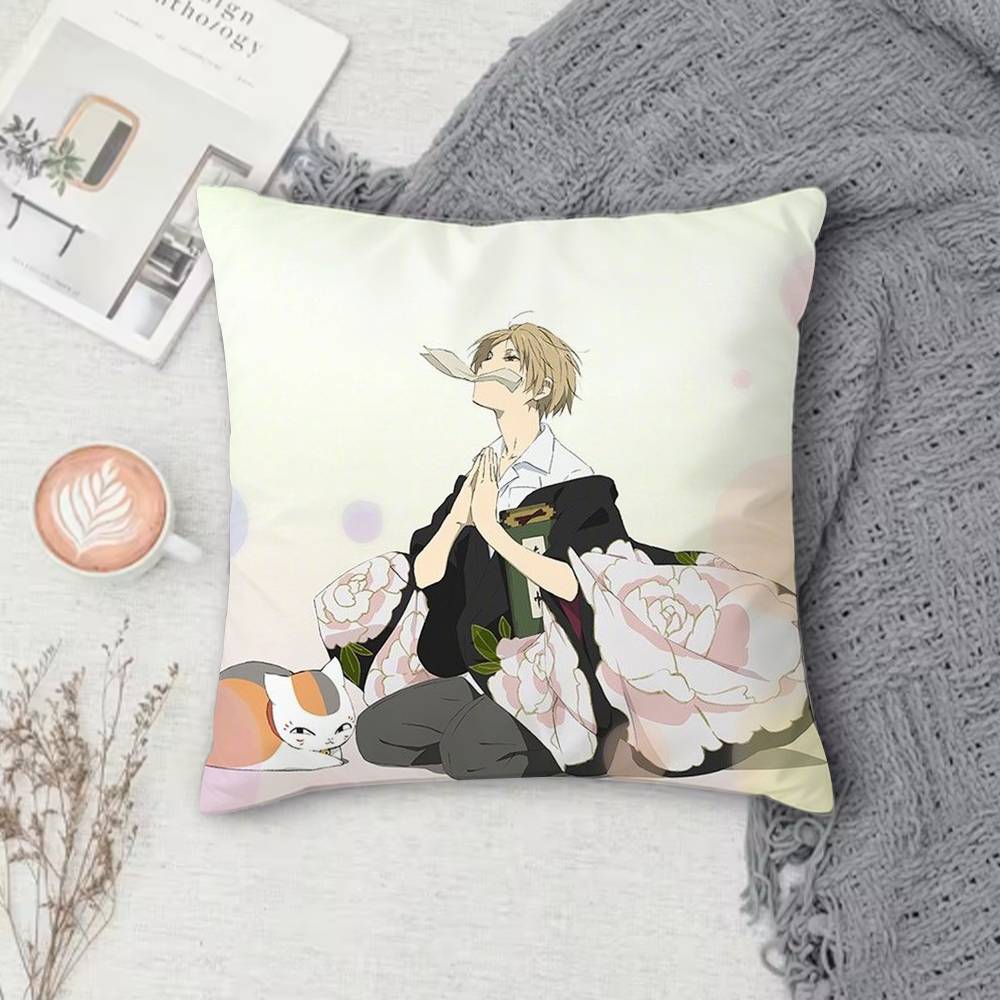 

Natsumes Book of Friends Doublesided Printed Square Pillow Cover Decorative Cushion Cover for Sofa Bedroom Bedside 30X30cm
