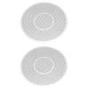 Stainless Steel Disc Coffee Filter, 2 Pieces Reusable Metal Coffee Filter with Tight Mesh Design for Coffee Maker 62mm