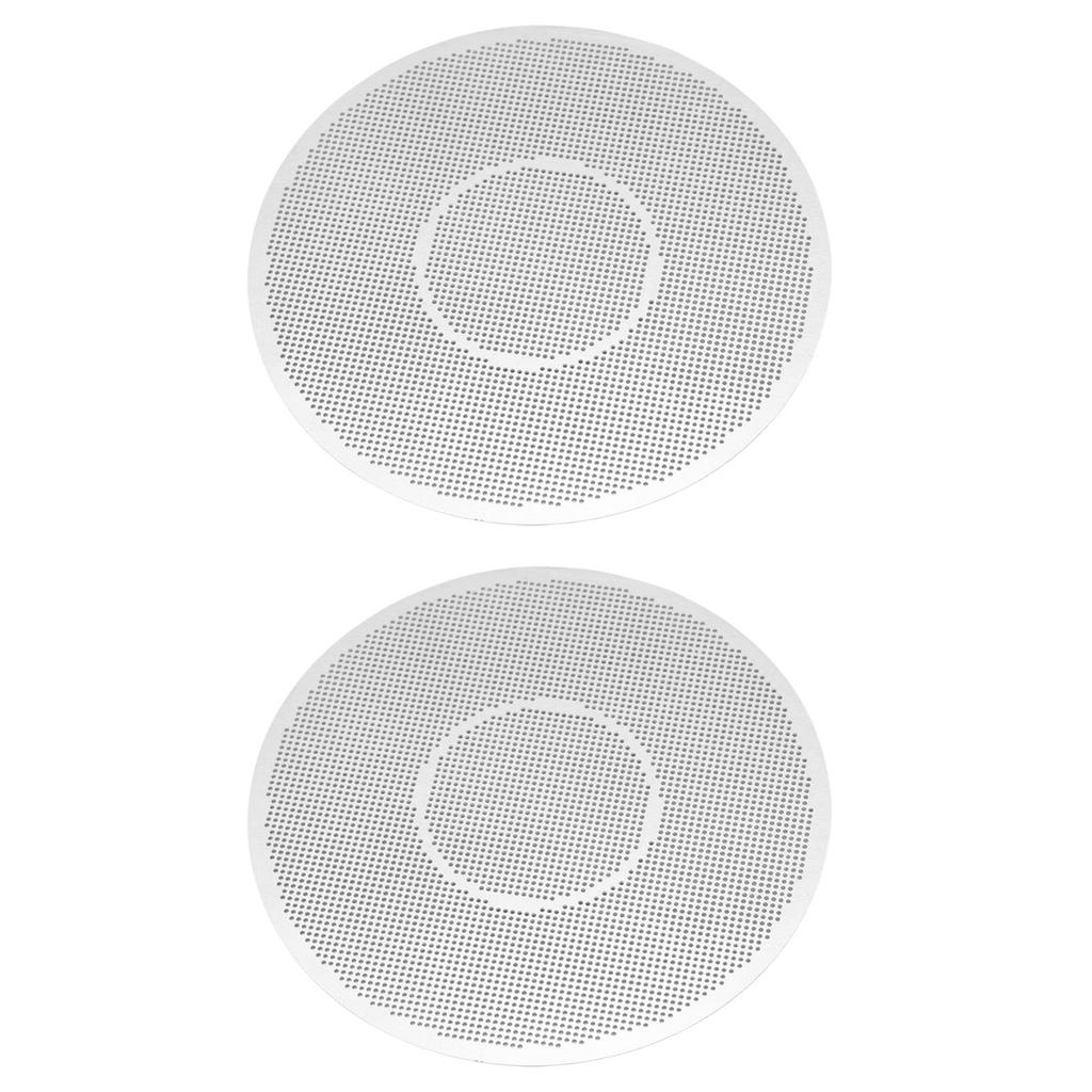 Stainless Steel Disc Coffee Filter, 2 Pieces Reusable Metal Coffee Filter with Tight Mesh Design for Coffee Maker 62mm
