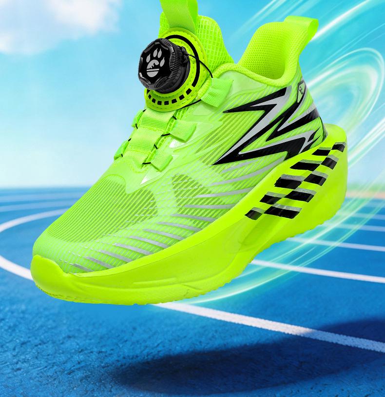 Boys' Lightweight Summer Mesh Running Shoes for School-Age Children