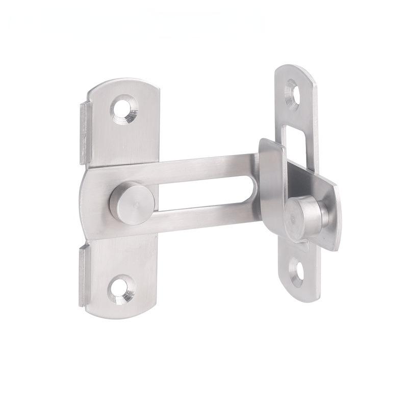 1PC Door Lock Barn Door Cast Metal Hook Latch Lock Texture Home Decoration Ornament Toilet Doors Right Angle Sliding Gate Lock
