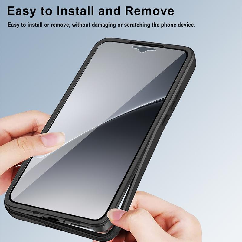 360° Full Body Cover Phone Case For POCO X7 Pro X6 X5 X4 Pro X3 NFC Poco C3 C71 Clear Hybrid Hard Cover Silicone Soft Shell Slim