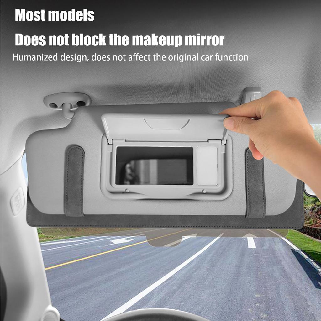 Car Visor Extender Sunshade Extension Attachment High Temperature Resistant Sun Visor Extender for Snow Driving Night Travel