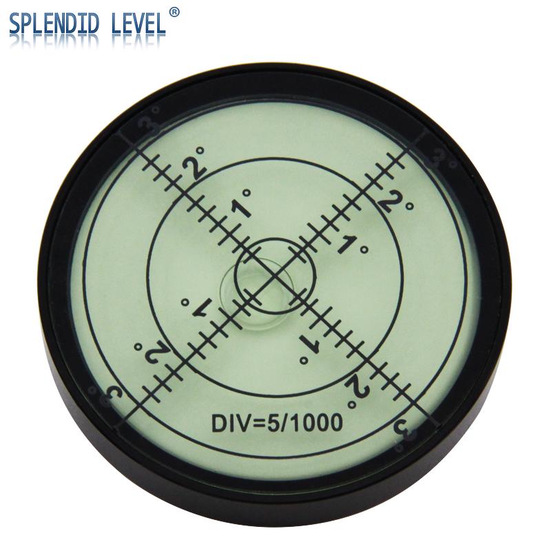 Level 6010 High Precision Magnetic Round Spirit Bubble - 15 Arcseconds Portable Horizontal Level