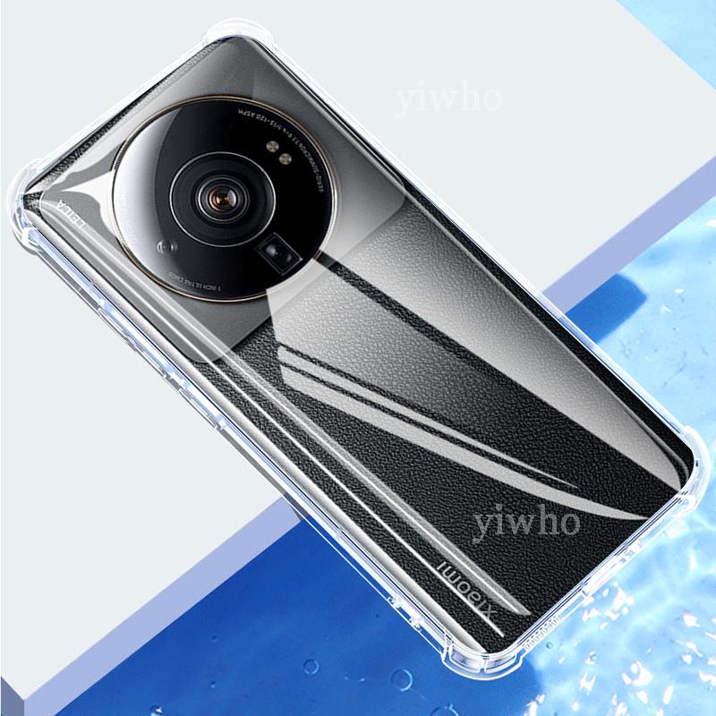 Luxury Clear Soft Silicone Case For Xiaomi Mi 12S Ultra Shockproof Transparent Xiomi Xiami 12sultra Phone Cases Back Covers