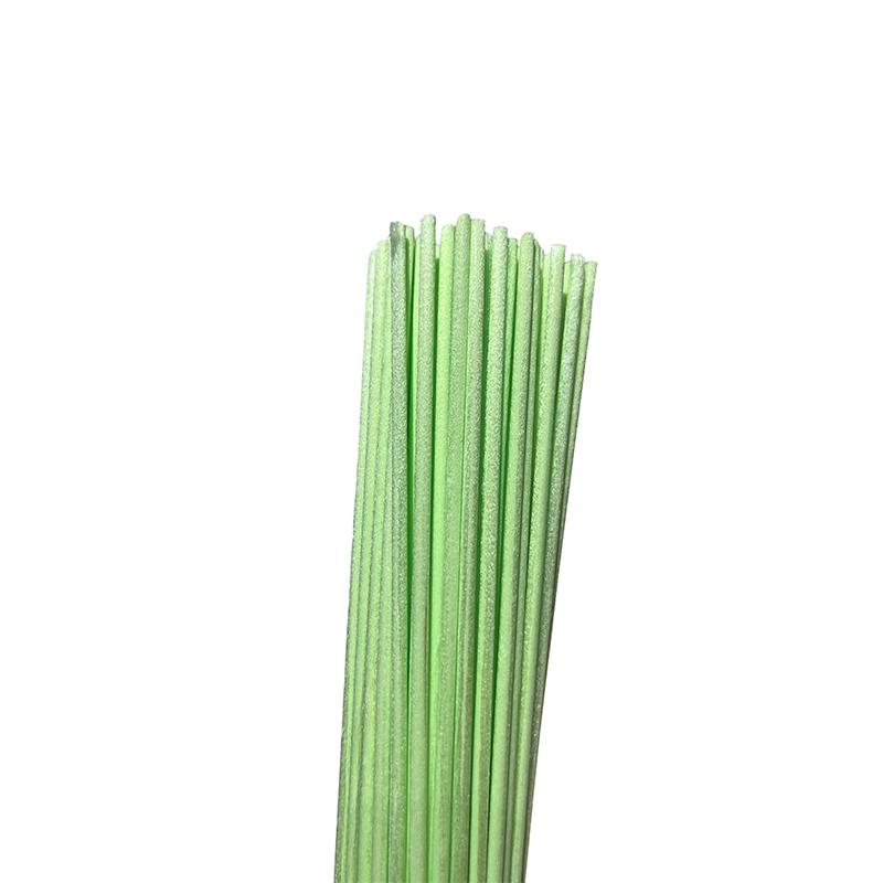 

100pcs 25cm 3mm Colored Essential Oil Diffusion Fiber Rod for Home Decor Red/Blue Aromatherapy Fiber Sticks for Reed Diffuser світло-зелений колір