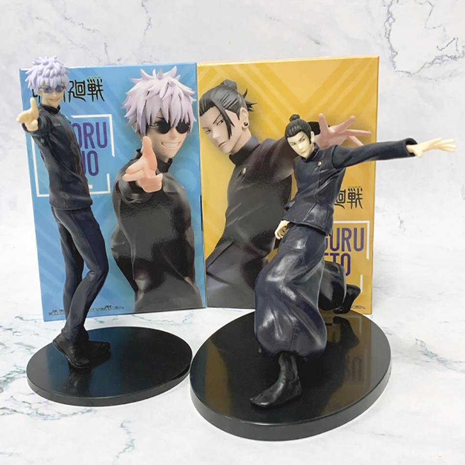 18CM Anime Jujutsu Kaisen Gojo Satoru Figure Standing Posture The Strongest Two Toys Gift Collection Decoration Ornaments PVC
