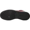 Air Jordan 1 Mid GS Bred Twist Kids Sneakers Black Summit-White Varsity-Red DQ8423-067