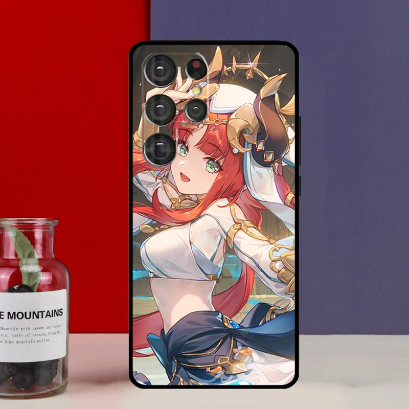 Genshin Impact Nilou Funda Case For Samsung Galaxy S25 Ultra S9 S10 S20 FE S21 S22 S23 Plus S24 Ultra Phone Cover