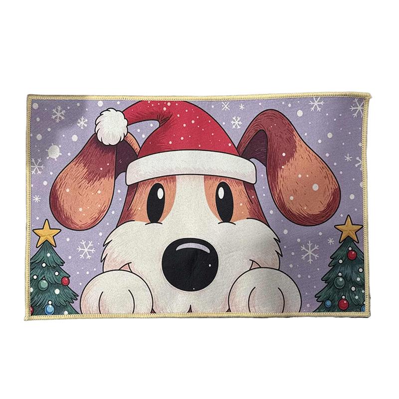 Christmas Door Mat Red Santa Claus Outdoor And Indoor Gingerbread Deer Carpet New Year 2026 Merry Christmas Home Decor Foot Mat