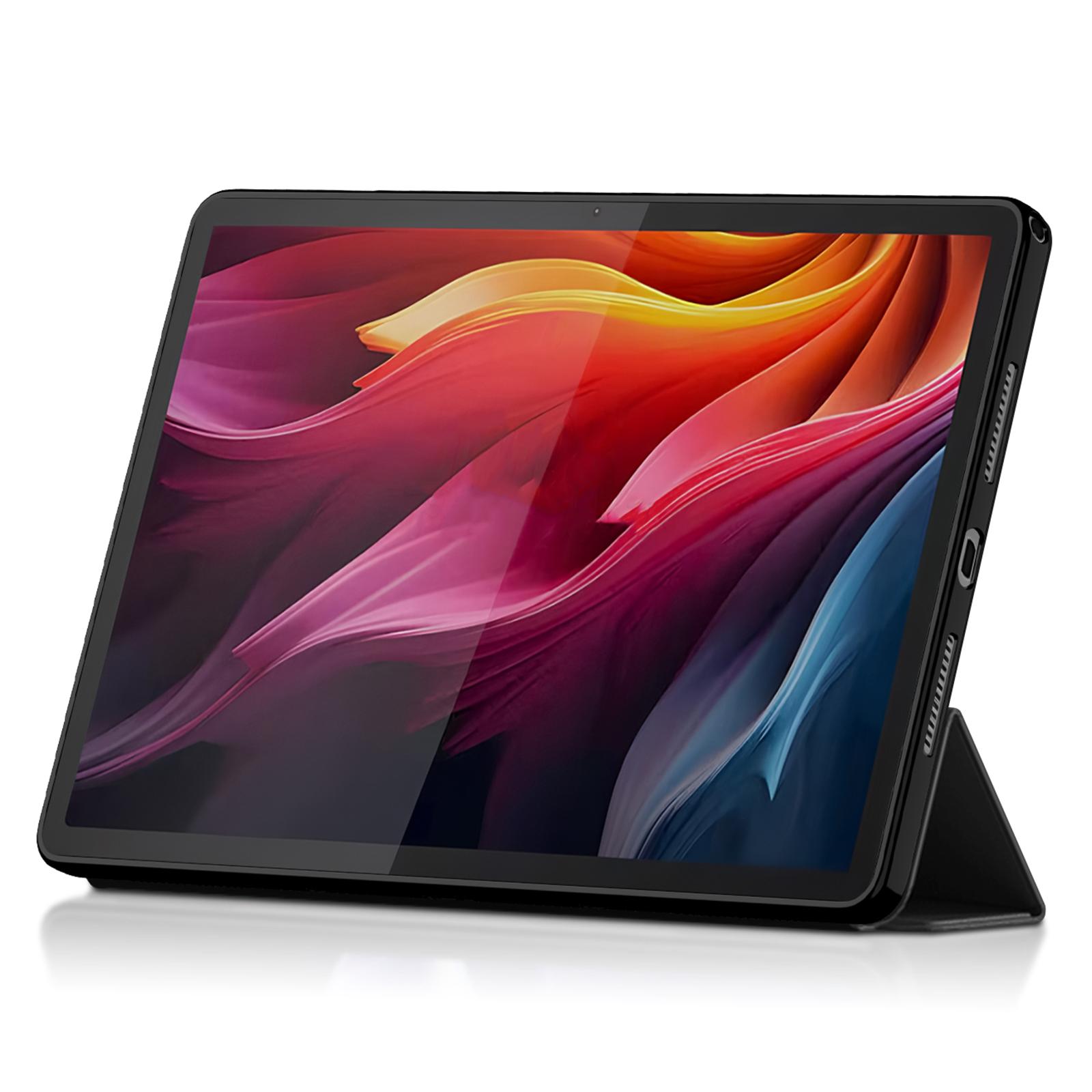 

For Lenovo Tab K11 Plus Case PU Leather TPU Back Trifold Stand Tablet Cover As Shown A