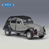 Welly 1/24 Citroen 2CV 6 Charleston Alloy Classic Vintage Car Model Diecast Metal Toy Classic Car Model Collection Gift