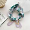 58 Cotton Linen Silk Scarf - Versatile Korean Fashion Neck and Head Bandana for Women