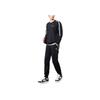 Anta Solid Color Elastic Waistband With Logo Print Joggers Men Bottoms Black 152237339-1