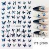 New nail art stickers ins autumn pumpkin retro plaid thorn lines thanksgiving adhesive nail stickers