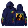 Hip Hop Setwear Hoodies Rapper Bob Marley Print Sweatshirts