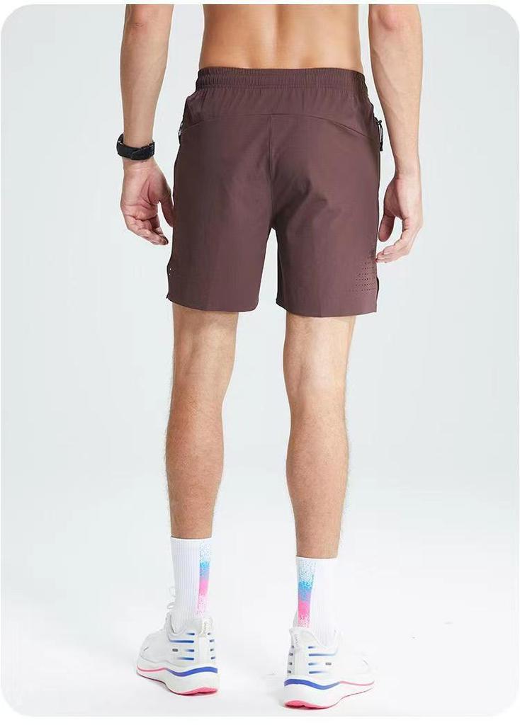 2024 Men's Quick-Dry Ice-Feel Running Shorts: Comfortable and Loose Five-Point Fitness Pants for Outdoor Activities.