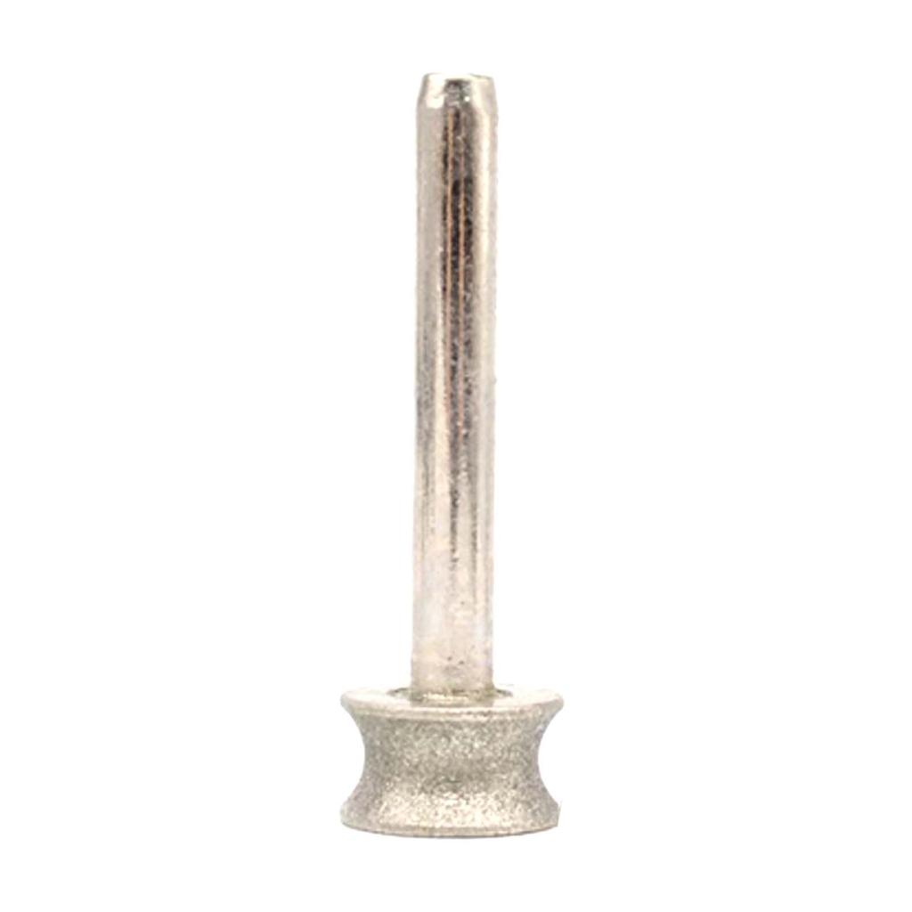 240 Mesh Fine Sand Diamond Pit Wheel Grinding Head, Bracelet Ring Grinding Tool Jade Glass Concave Chamfering Wheel