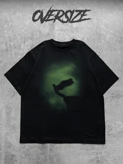 

Dressy summer T-shirt with print 4XL