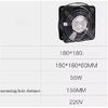 1PCS Refrigerator Freezer Aluminum Fin and Copper Tube Heat Exchanger with Fan Small Shell Condenser Radiator Fan