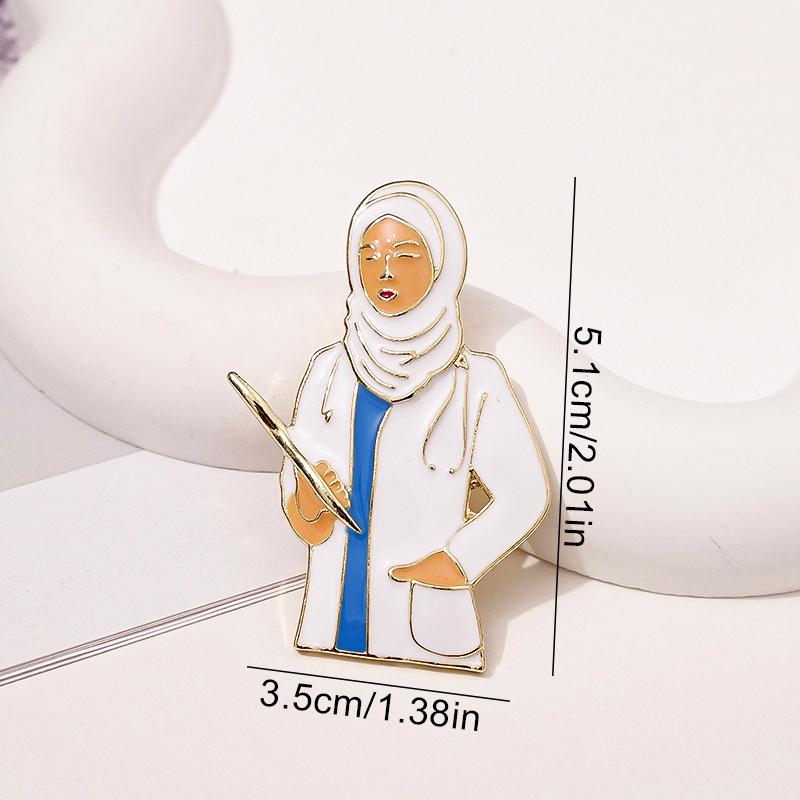 

1 шт. Тканевые аксессуары Фестивали Учитель Медсестры Полицейский Подарки для друзей разных профессий Унисекс O