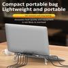 Foldable Aluminum USB C Stand Dock 7 Port Expansion Dock 4K60Hz 100W Charging Ethernet Card Reader For Laptops