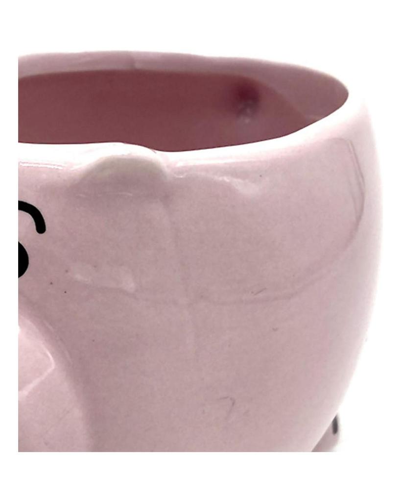 Roztomilé prase keramický šálek růžový Pohodlné uchopení Hladká ústa Krásný tvar pro kávu Čaj Mléko nápoj