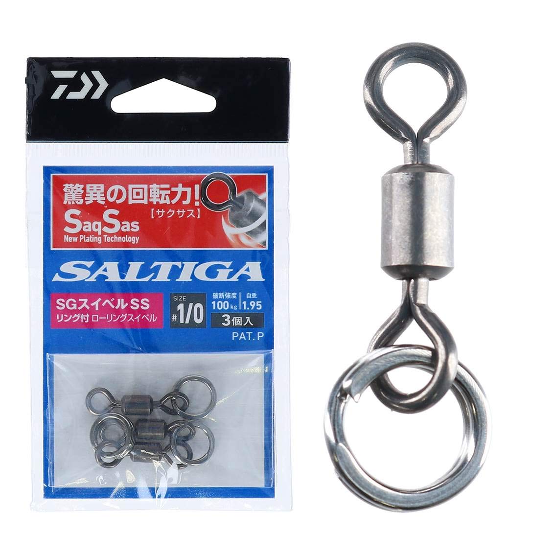 

DAIWA Saltiga Swivel SS with Ring 1/0