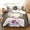 Gokukoku No Brynhildr Bedding Set Single Twin Full Queen King Size Bed Adult Kid Bedroom Duvet cover Anime Bed Sheet