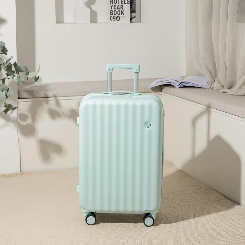 20-Inch Lightweight Women's Spinner Suitcase with Cup Holder - Fresh Style Carry-on