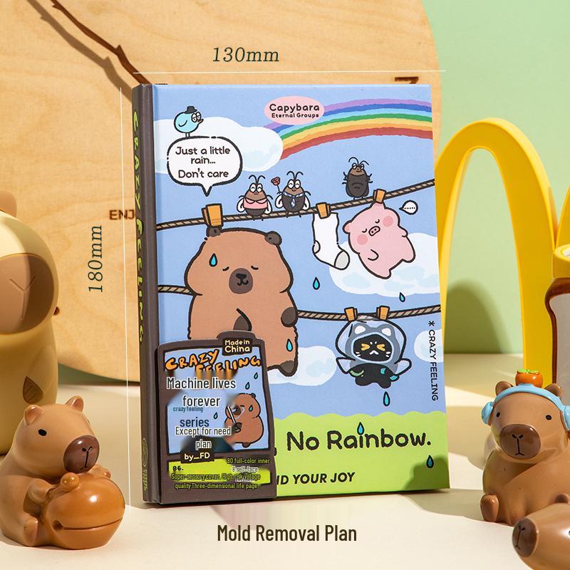 Cute Cartoon Zoo Notebook: Ideal Diary and Gift for Elementary Students