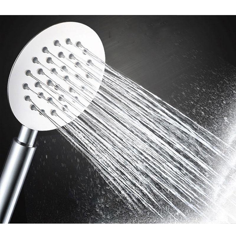Universal Stainless Steel Handheld Large Bath Shower Head Handset Rain Shower System  Bathroom Faucet Shower