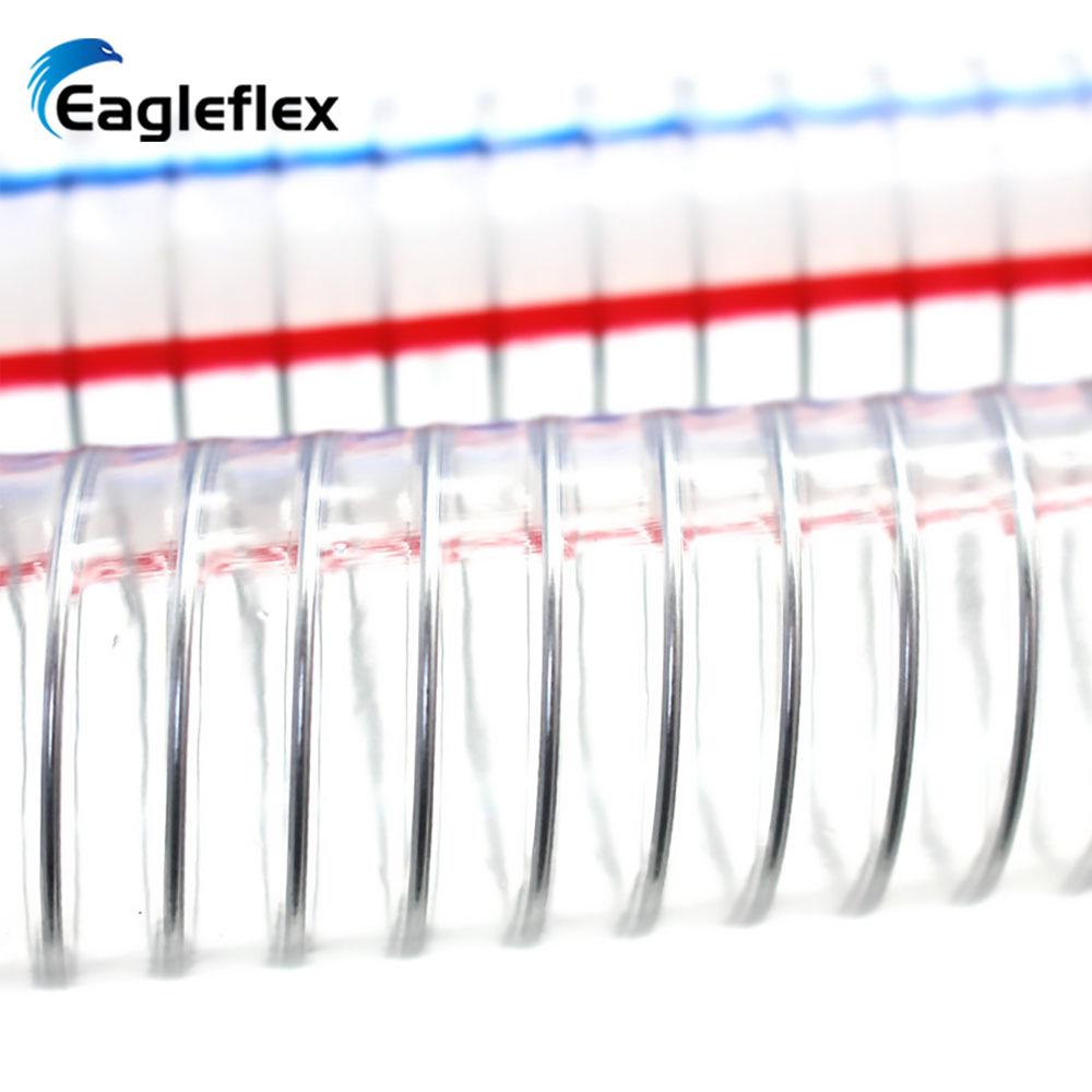 2-Inch Transparent PVC Steel Wire Hose: Wear-Resistant, Thickened, Anti-Freeze, Acid & Alkali Resistant Water Pump Suction Hose