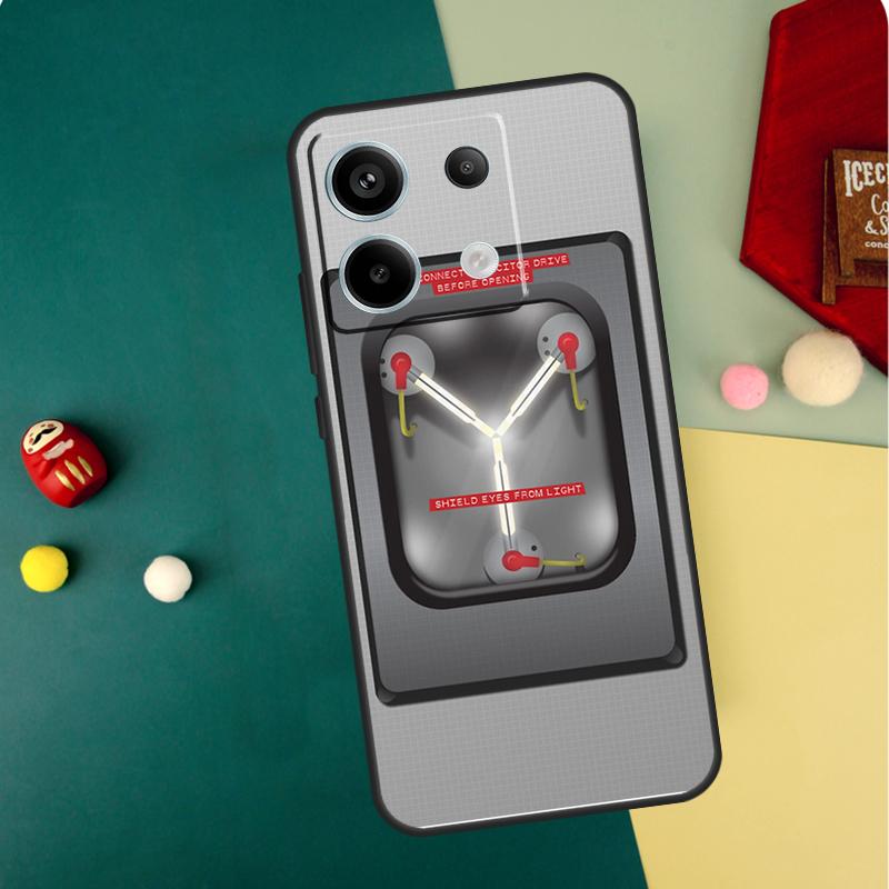 Back To The Future OUTATIME Case For Redmi Note 12 13 Pro Plus 9 10 11 9S 10S 11S 12S Cover For Redmi 12 9C 10C 12C 13C