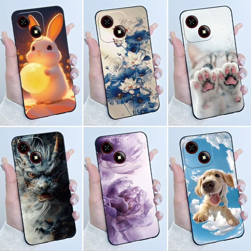 For ZTE Blade A35e Case Luxury Cute Cool Boys Girls Soft Matte Silicone Back Cover For ZTE Blade A35e Phone Bag Shell BladeA35e