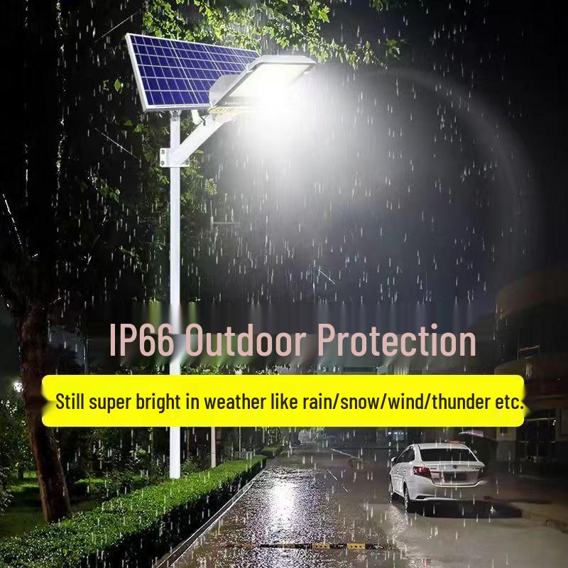 High-Power Ultra Bright Outdoor Solar Street Light with Rain and Lightning Protection