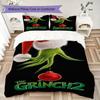 Christmas Gift Oscar Comedy Movie How the Grinch Stole Christmas Home Decor Soft Printed Bedding Set Pillowcase Duvet Cover (without Core) R24