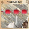 2 pcs 360 Smart Automatic Rolling Pet Ball, Rechargeable Irregular Movement for Cats & Dogs, Red