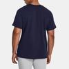 Under Armour Solid Color Training Round Neck Short Sleeve T-Shirt Men Tops Dark-Blue 1373997-410