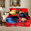 1pc Easy-Care Ladybug Blanket, Perfect for Couch, Bed, Home, Travel & More, Warm & Durable Printed Blanket