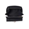 Coboca+ WC25147 Amelis Women's Wallet, Black Leather, with Heart-Shaped Lock, Ribbon Detail, Six Card Slots, and Coin Purse, 9 x 10 x 3 cm (Black)
