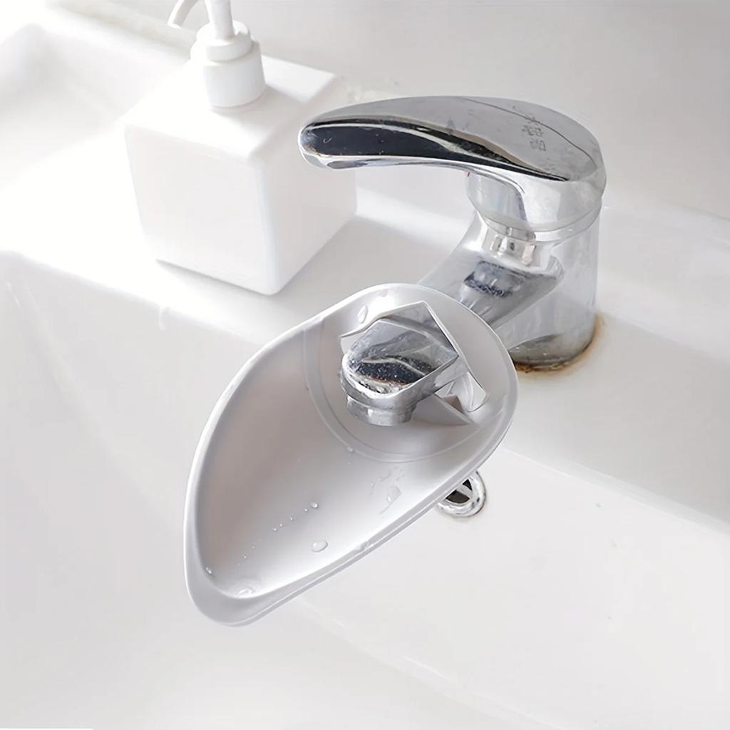 1pc-Silicone Faucet Extender - U-Shaped Sink Faucet Extension Tube for Easy Reach - Durable Kitchen and Bathroom Accessory