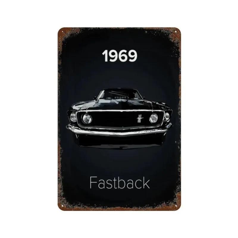 Metal Tin Poster 80s GTI Sports Classic Car Retro Metal Tin Sign Plaque Poster for Bar Club Wall Home Vintage Wall Plate Pendant