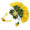 Sunflower Goose Outfit Unique Fade Proof Machine Washable Goose Statue Costume with Wig for Decoration