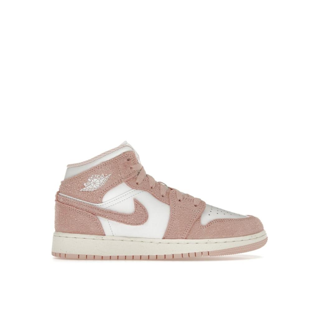 Air Jordan 1 Mid SE GS Legend Pink Barnesko Hvit Seil FN7432-161